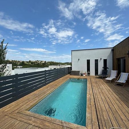 Luxury Villa With Pool And View Жувиньяк Экстерьер фото