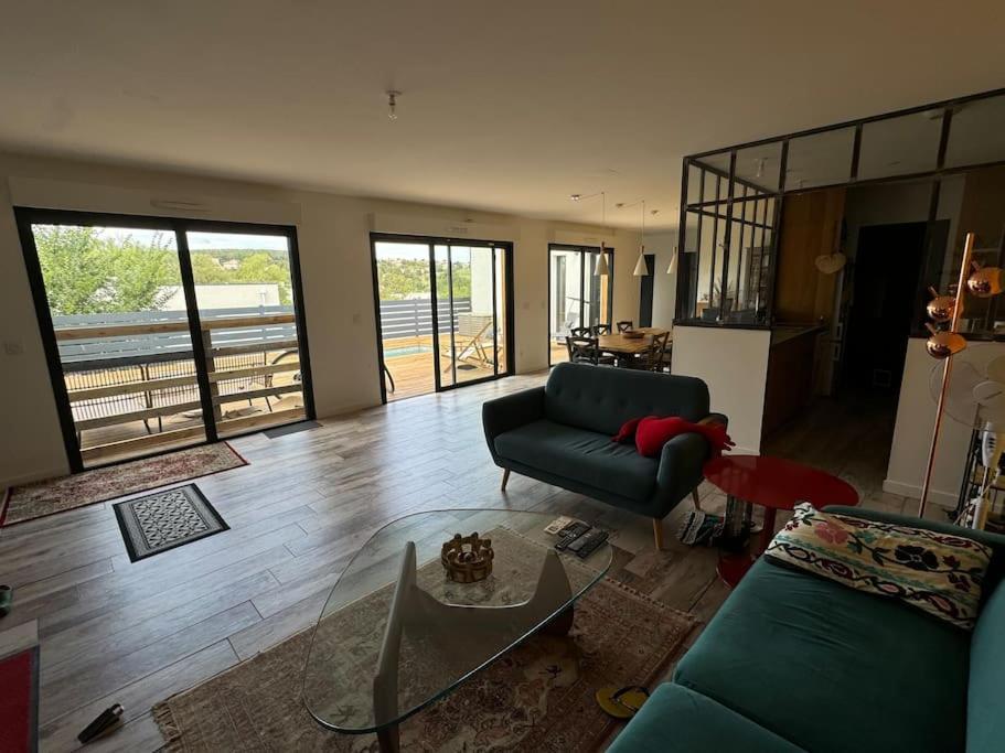 Luxury Villa With Pool And View Жувиньяк Экстерьер фото