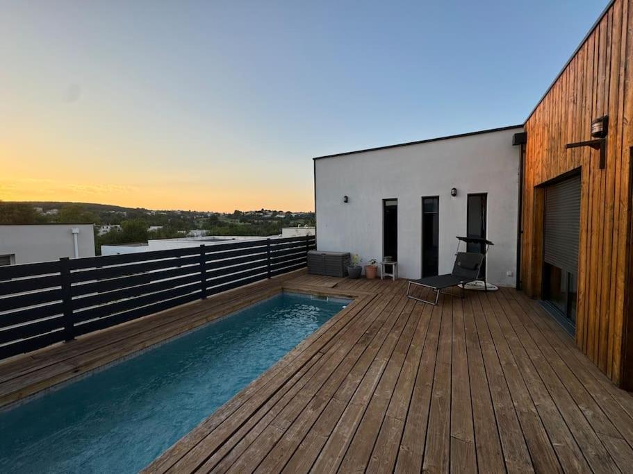 Luxury Villa With Pool And View Жувиньяк Экстерьер фото